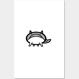 Whale Cat Posters and Art